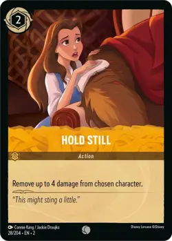 DISNEY LORCANA TCG - Rise of the Floodborn Hold Still Common 28/204 FOIL - Image 1