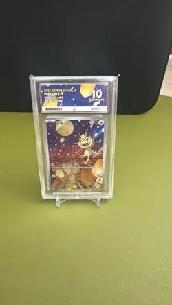 Pokemon TCG Meowth Chinese Gem Pack Vol 3 #0207 ACE 10 - Image 1