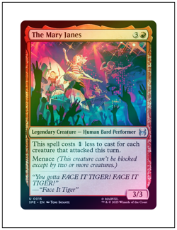 1x The Mary Janes, Foil, Marvel Spider-Man, Magic the Gathering, MTG NM - Image 1