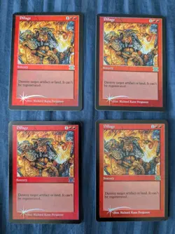 4x Pillage (Arena League Promo) FOIL - MTG - Magic the Gathering LP - Image 1