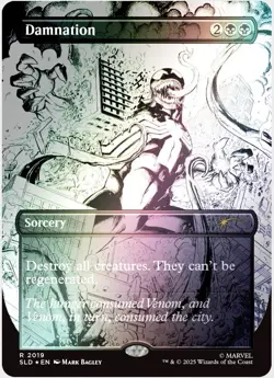 MTG Secret Lair x MARVEL'S SPIDER-MAN: VENOM UNLEASHED (INKS) FOIL | PRESALE - Image 2