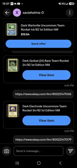 Custom 1st Edition Team Rocket Pokemon Set - 11 Cards - Image 1