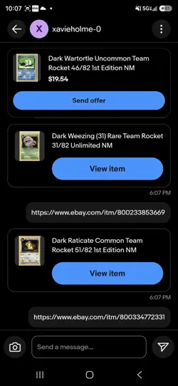 Custom 1st Edition Team Rocket Pokemon Set - 11 Cards - Image 4
