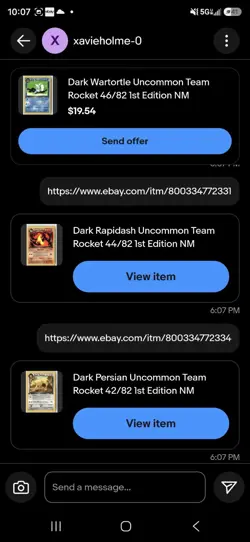 Custom 1st Edition Team Rocket Pokemon Set - 11 Cards - Image 5
