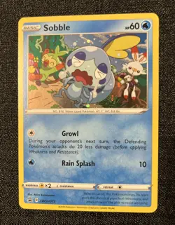 Sobble Cosmos Holo Promo SWSH: Sword & Shield Promo Cards SWSH073 NM Pokemon TCG - Image 1