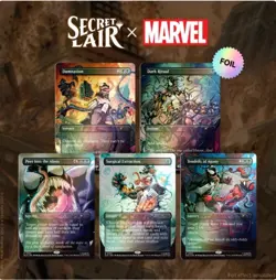 MTG Secret Lair x MARVEL'S SPIDER-MAN: VENOM UNLEASHED (COLORS) FOIL | PRESALE - Image 1