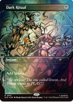 MTG Secret Lair x MARVEL'S SPIDER-MAN: VENOM UNLEASHED (COLORS) FOIL | PRESALE - Image 3