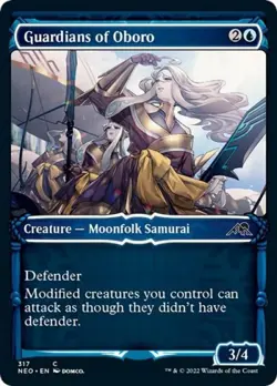 Guardians of Oboro (Showcase) - Near Mint MTG Kamigawa: Neon Dynasty - Image 1