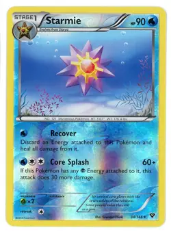 Starmie Reverse Holo 34/146 XY Base Set Pokemon Card - Image 1