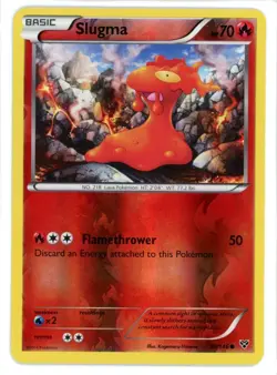 Slugma Reverse Holo 20/146 XY Base Set Pokemon Card - Image 1