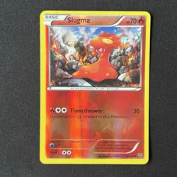 Slugma Reverse Holo 20/146 XY Base Set Pokemon Card - Image 2