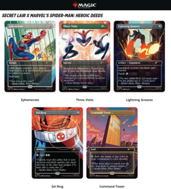 NONFOIL - Secret Lair x Marvel's Spider-Man: Heroic Deeds - PRESALE - MTG - Image 1