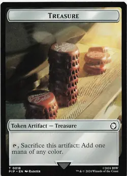 Junk // Soldier (0004) Double-Sided Token Foil T Universes Beyond: Fallout 15 // - Image 2