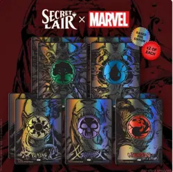 MTG Secret Lair x MARVEL'S SPIDER-MAN: MANASYMBIOTE RAISED FOIL | PRESALE - Image 1