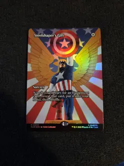 Steelshaper's Gift (Borderless) FOIL 50 MAR Marvel Universe Eternal-Legal NM - Image 1