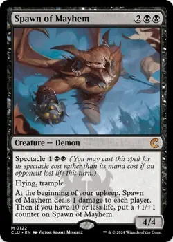 1 x Spawn of Mayhem - Ravnica: Clue Edition - LP - MTG - Image 1