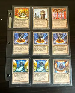Magic: The Gathering Antiquities Urza Tron Lands x9 1994 English Regular - Image 1
