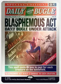 MTG Marvel's Spider-Man Secret Lair Drop PRESALE Daily Bugle Breaking News FOIL - Image 3