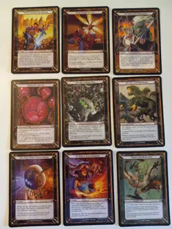 MTG Archenemy Lot of 9 Oversized Scheme Cards Magic the Gathering - Image 1