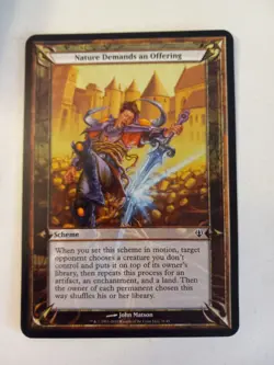 MTG Archenemy Lot of 9 Oversized Scheme Cards Magic the Gathering - Image 2