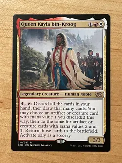 MTG NM Queen Kayla bin-Kroog [The Brothers' War] - Image 1