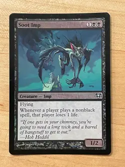MTG NM Soot Imp Foil [Eventide] - Image 1