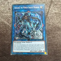 Ningirsu the World Chalice Warrior - COTD-EN050 - 1st Secret Rare- Yugioh - LP - Image 1