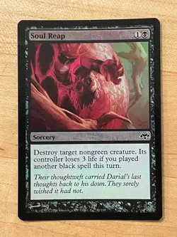 MTG NM Soul Reap Foil [Eventide] - Image 1