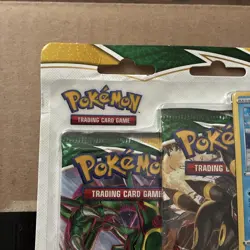 POKEMON SWORD SHIELD EVOLVING SKIES 3-PACK Blister BOOSTER EISCUE PROMO SEALED - Image 2