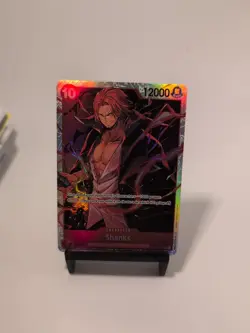 One Piece Shanks OP09-004 SR Foil Emperors in the New World English - Image 1