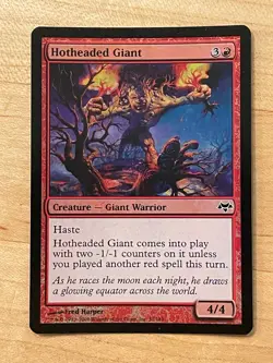 MTG NM Hotheaded Giant Foil [Eventide] - Image 1