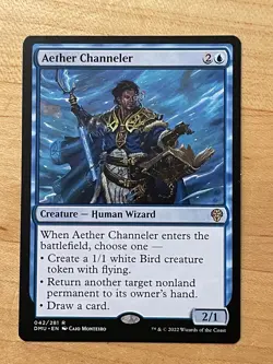 MTG NM Aether Channeler [Dominaria United] - Image 1