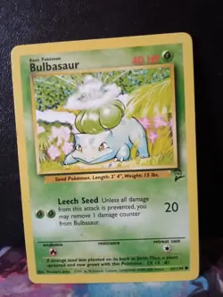 BULBASAUR - 67/130 - Base Set 2 - Pokemon Card - LP - Image 1