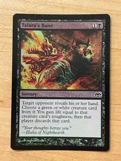 MTG NM Talara's Bane Foil [Eventide] - Image 1