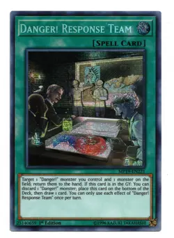 Yu-Gi-Oh Card: Danger! Response Team MP19-EN221 Secret Rare 1st Edition! NM - Image 1