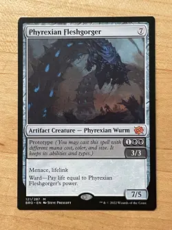 MTG NM Phyrexian Fleshgorger [The Brothers' War] - Image 1