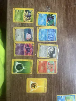 Pokemon TCG E-reader lot (Aquapolis, Expedition) Damaged Lot x9 Cards - Image 1