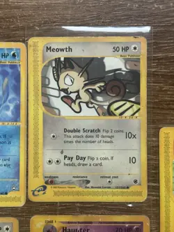 Pokemon TCG E-reader lot (Aquapolis, Expedition) Damaged Lot x9 Cards - Image 5