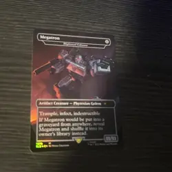 Megatron - Blightsteel Colossus -Foil Near Mint MTG Secret Lair - Image 1