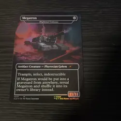 Megatron - Blightsteel Colossus -Foil Near Mint MTG Secret Lair - Image 2