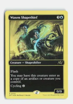 Waxen Shapethief (First-Place Foil) 444 Foil Aetherdrift MTG NM - Image 1