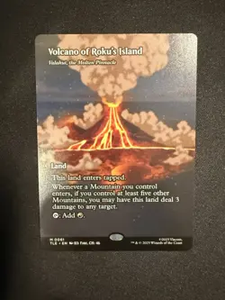 Volcano of Roku's Island (Borderless) Avatar: The Last Airbender Regular - Image 1