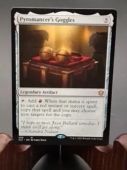 Pyromancer's Goggles Commander 2021 MTG Regular Lightly Played - Image 1