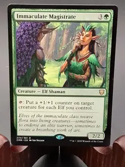 Immaculate Magistrate Commander Legends MTG Regular Moderately Played - Image 1