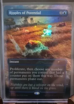 Ripples of Potential Secret Lair Drop: Fallout MTG Foil Near Mint - Image 3