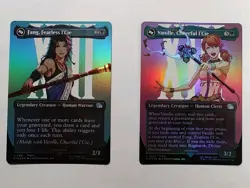 Fang, Fearless & Vanille, l'Cie Set - (Borderless) (Foil) Final Fantasy MTG Meld - Image 1