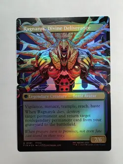 Fang, Fearless & Vanille, l'Cie Set - (Borderless) (Foil) Final Fantasy MTG Meld - Image 3