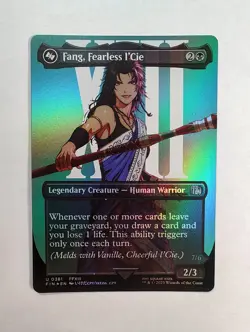 Fang, Fearless & Vanille, l'Cie Set - (Borderless) (Foil) Final Fantasy MTG Meld - Image 5