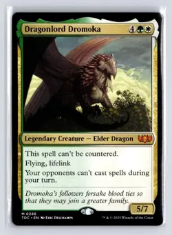 Dragonlord Dromoka 286 Regular Tarkir: Dragonstorm Magic: The Gathering NM - Image 1