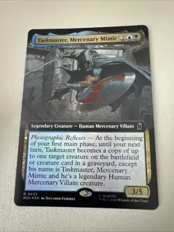 Taskmaster, Mercenary Mimic (Extended Art) 425 MSH Magic The Gathering R Foil NM - Image 1